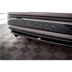Maxton - Arriere Lame (avec une barre verticale) Audi Q4 e-tron Sportback S-line Mk1 Noir Brillant