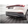 Maxton - Arriere Lame (avec une barre verticale) Audi Q4 e-tron Sportback S-line Mk1 Noir Brillant