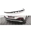 Maxton - Arriere Splitter (avec une barre verticale) Kia EV6 GT-Line Mk1 Noir Brillant