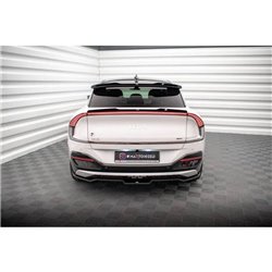 Maxton - Arriere Lame (avec une barre verticale) Kia EV6 GT-Line Mk1 Noir Brillant