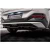 Maxton - Arriere Lame (avec une barre verticale) Kia EV6 GT-Line Mk1 Noir Brillant