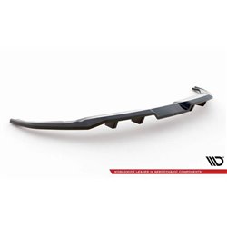 Maxton - Arriere Lame (avec une barre verticale) Kia EV6 GT-Line Mk1 Noir Brillant