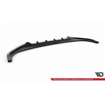 Maxton - Lame Du Pare-Chocs Avant V.2 Kia EV6 GT-Line Mk1 Noir Brillant