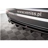 Maxton - Arriere Lame (avec une barre verticale) Audi Q3 S-Line SUV F3 Noir Brillant