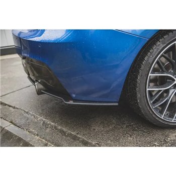 Maxton - Street Pro Lame Du Pare Chocs Arriere BMW M135i F20 Noir-Rouge