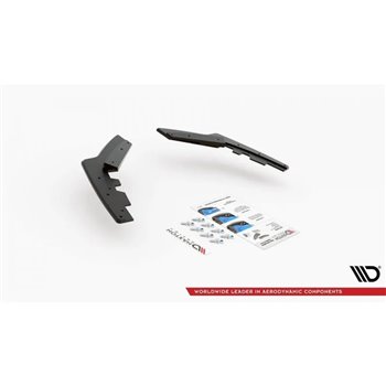 Maxton - Street Pro Lame Du Pare Chocs Arriere BMW M135i F20 Noir-Rouge