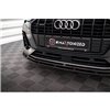 Maxton - Lame Du Pare-Chocs Avant V.2 Audi Q3 S-Line SUV F3 Noir Brillant