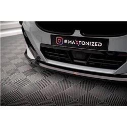 Maxton - Lame Du Pare-Chocs Avant V.3 BMW 2 Coupe M-Pack / M240i G42 Noir Brillant