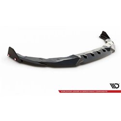 Maxton - Lame Du Pare-Chocs Avant V.2 + Ailerons BMW 2 Coupe M-Pack / M240i G42 Noir Brillant