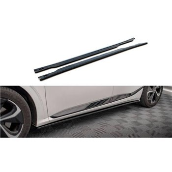 Maxton - Rajouts Des Bas De Caisse Kia EV6 GT-Line Mk1 Noir Brillant