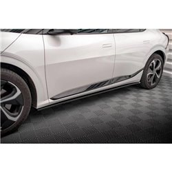 Maxton - Rajouts Des Bas De Caisse Kia EV6 GT-Line Mk1 Noir Brillant