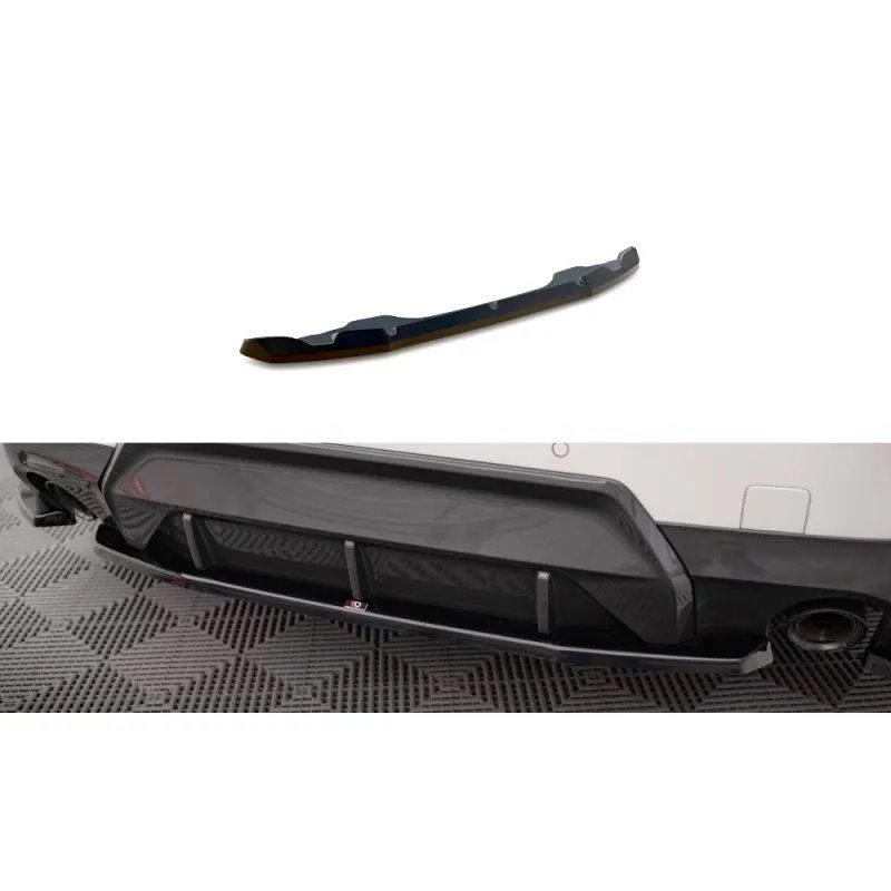 Maxton - Arriere Splitter BMW 2 Coupe M-Pack G42 Noir Brillant