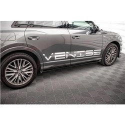 Maxton - Rajouts Des Bas De Caisse V.1 Audi Q3 S-Line / RSQ3 F3 Noir Brillant