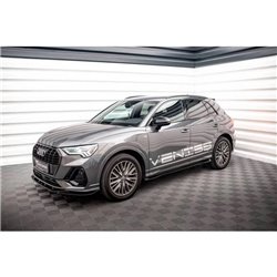 Maxton - Rajouts Des Bas De Caisse V.1 Audi Q3 S-Line / RSQ3 F3 Noir Brillant