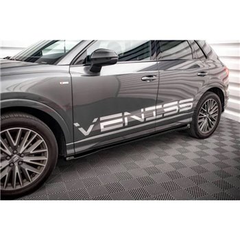 Maxton - Rajouts Des Bas De Caisse V.1 Audi Q3 S-Line / RSQ3 F3 Noir Brillant