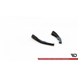 Maxton - Lames De Pare-Chocs Arrière Latérales V.1 BMW 2 Coupe M240i G42 Noir Brillant