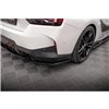 Maxton - Lames De Pare-Chocs Arrière Latérales V.2 BMW 2 Coupe M-Pack G42 Noir Brillant