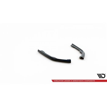 Maxton - Lames De Pare-Chocs Arrière Latérales V.2 BMW 2 Coupe M-Pack G42 Noir Brillant