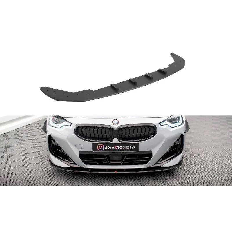 Maxton - Street Pro Lame Du Pare-Chocs Avant BMW 2 Coupe M-Pack / M240i G42 Noir