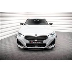 Maxton - Street Pro Lame Du Pare-Chocs Avant BMW 2 Coupe M-Pack / M240i G42 Noir