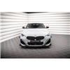 Maxton - Street Pro Lame Du Pare-Chocs Avant BMW 2 Coupe M-Pack / M240i G42 Noir-Rouge + Rabats Brillant