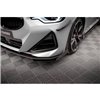 Maxton - Street Pro Lame Du Pare-Chocs Avant BMW 2 Coupe M-Pack / M240i G42 Noir-Rouge + Rabats Brillant