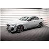 Maxton - Street Pro Rajouts Des Bas De Caisse BMW 2 Coupe M-Pack / M240i G42 Noir-Rouge + Rabats Brillant