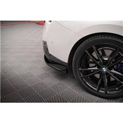 Maxton - Lames De Pare-Chocs Arrière Latérales V.1 BMW 2 Coupe M-Pack G42 Noir Brillant