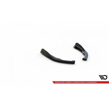 Maxton - Lames De Pare-Chocs Arrière Latérales V.1 BMW 2 Coupe M-Pack G42 Noir Brillant