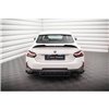 Maxton - Street Pro Lame Du Pare Chocs Arriere BMW 2 Coupe M-Pack G42 Noir-Rouge + Rabats Brillant