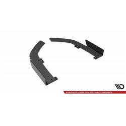 Maxton - Street Pro Lame Du Pare Chocs Arriere BMW 2 Coupe M-Pack G42 Noir-Rouge + Rabats Brillant