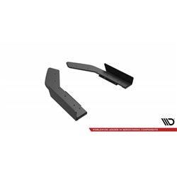 Maxton - Street Pro Lame Du Pare Chocs Arriere BMW 2 Coupe M240i G42 Noir + Rabats Brillant