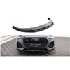 Maxton - Lame Du Pare-Chocs Avant V.1 Audi Q3 S-Line SUV F3 Noir Brillant