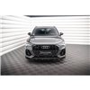 Maxton - Lame Du Pare-Chocs Avant V.1 Audi Q3 S-Line SUV F3 Noir Brillant