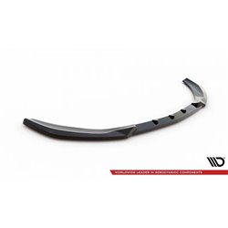 Maxton - Lame Du Pare-Chocs Avant V.1 Mercedes-Benz C AMG-Line / 43 AMG W206 Noir Brillant