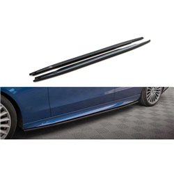 Maxton - Rajouts Des Bas De Caisse Mercedes-Benz C AMG-Line / 43 AMG W206 Noir Brillant