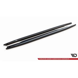 Maxton - Rajouts Des Bas De Caisse Mercedes-Benz C AMG-Line / 43 AMG W206 Noir Brillant