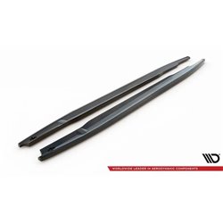 Maxton - Rajouts Des Bas De Caisse Mercedes-Benz C AMG-Line / 43 AMG W206 Noir Brillant