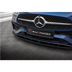 Maxton - Lame Du Pare-Chocs Avant V.2 Mercedes-Benz C AMG-Line / 43 AMG W206 Noir Brillant