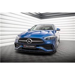 Maxton - Lame Du Pare-Chocs Avant V.2 Mercedes-Benz C AMG-Line / 43 AMG W206 Noir Brillant