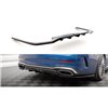 Maxton - Arriere Splitter (avec une barre verticale) Mercedes-Benz C AMG-Line W206 Noir Brillant