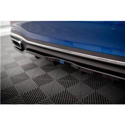 Maxton - Arriere Lame (avec une barre verticale) Mercedes-Benz C AMG-Line W206 Noir Brillant