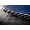 Maxton - Arriere Lame (avec une barre verticale) Mercedes-Benz C AMG-Line W206 Noir Brillant