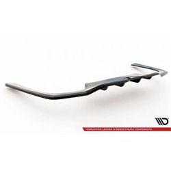 Maxton - Arriere Lame (avec une barre verticale) Mercedes-Benz C AMG-Line W206 Noir Brillant