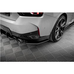 Maxton - Street Pro Lame Du Pare Chocs Arriere BMW 2 Coupe M240i G42 Noir-Rouge