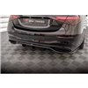 Maxton - Arriere Lame (avec une barre verticale) Mercedes-Benz S AMG-Line W223 Noir Brillant
