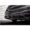 Maxton - Arriere Lame (avec une barre verticale) Mercedes-Benz S AMG-Line W223 Noir Brillant