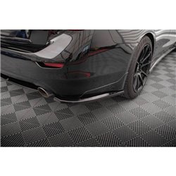 Maxton - Lames De Pare-Chocs Arrière Latérales V.1 Infiniti Q50 S Mk1 Noir Brillant