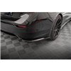 Maxton - Lames De Pare-Chocs Arrière Latérales V.1 Infiniti Q50 S Mk1 Noir Brillant