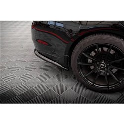 Maxton - Lames De Pare-Chocs Arrière Latérales V.1 Infiniti Q50 S Mk1 Noir Brillant